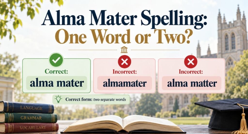 Alma Mater Spelling: One Word or Two?