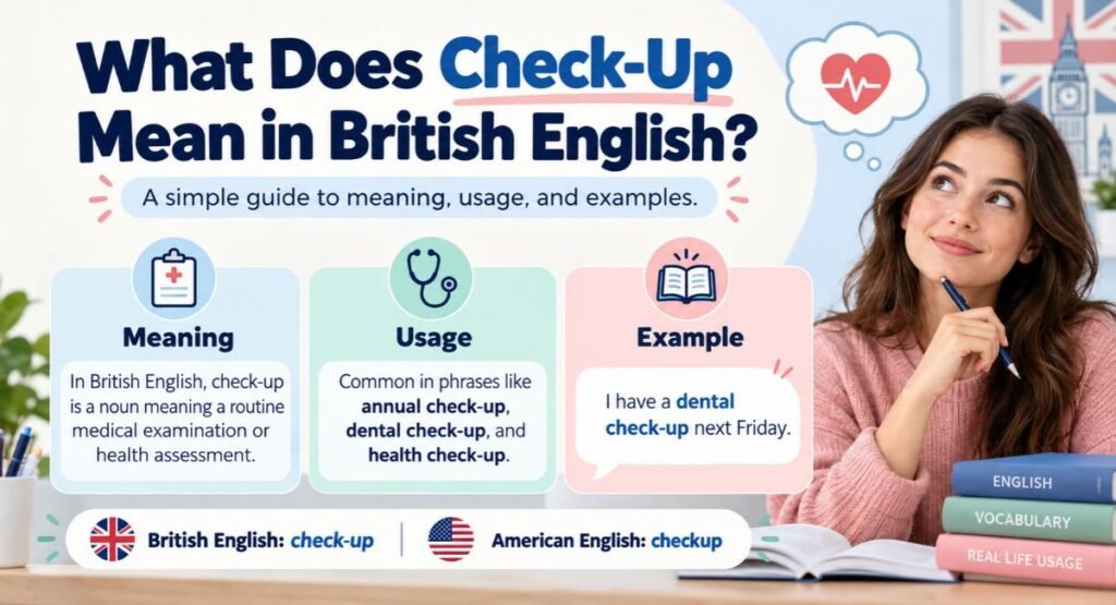 What Does Check-Up Mean in British English?
