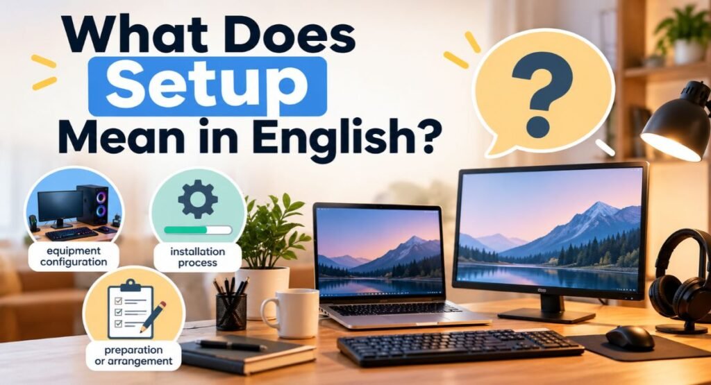 What Does Setup Mean in English?