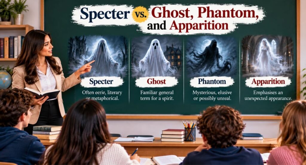 Specter vs. Ghost, Phantom, and Apparition