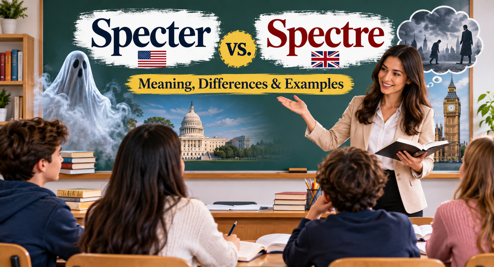 Specter vs. Spectre: Meaning, Differences & Examples