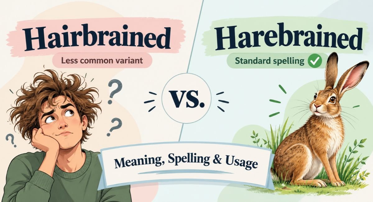 Hairbrained vs. Harebrained: Meaning & Examples 