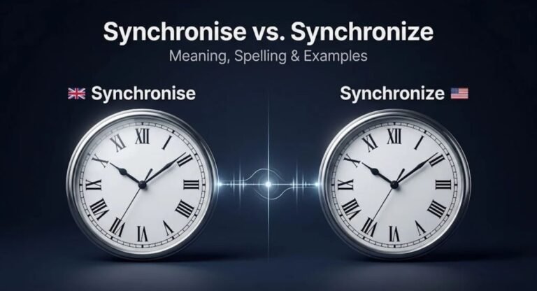 Synchronise or Synchronize: Meaning & Difference