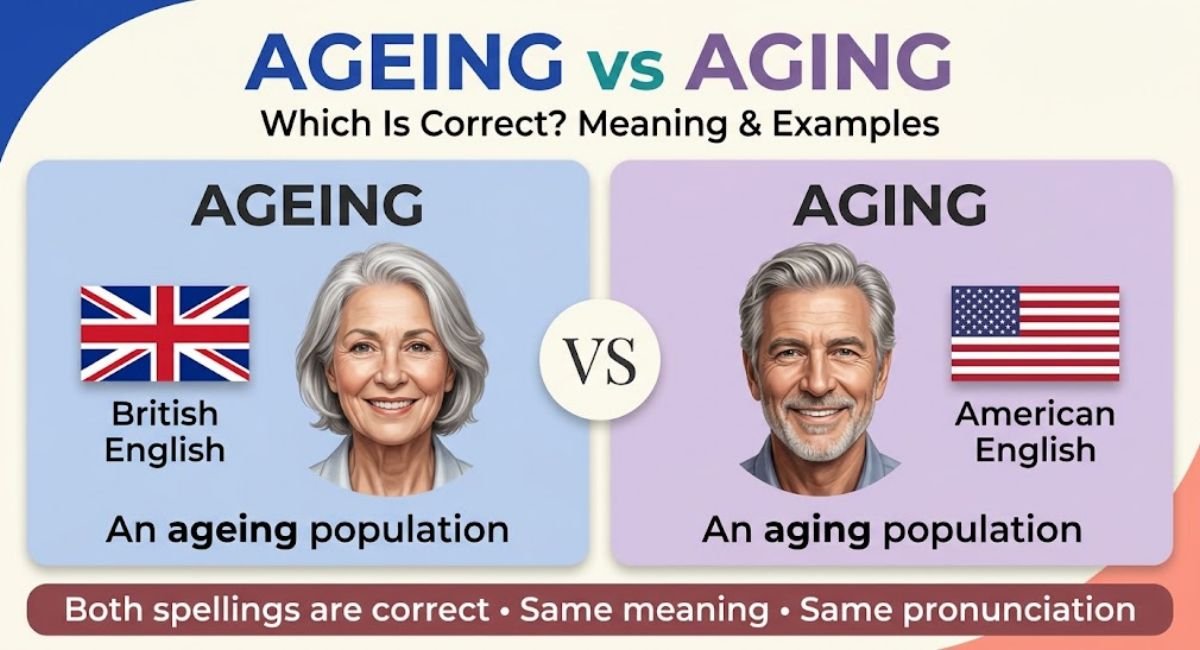 Ageing vs Aging: Which Is Correct? Meaning & Examples