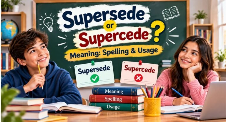 Supersede or Supercede Meaning: Spelling & Usage 